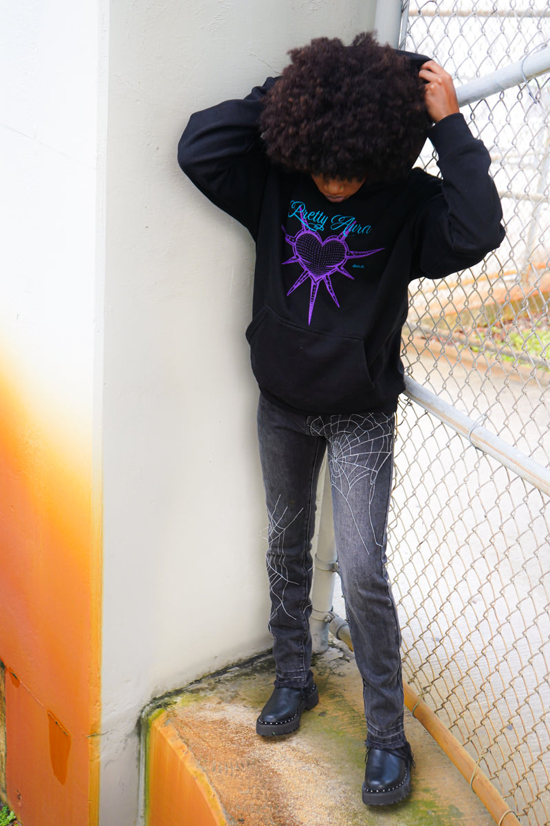 Pretty Aura Hoodie - Black