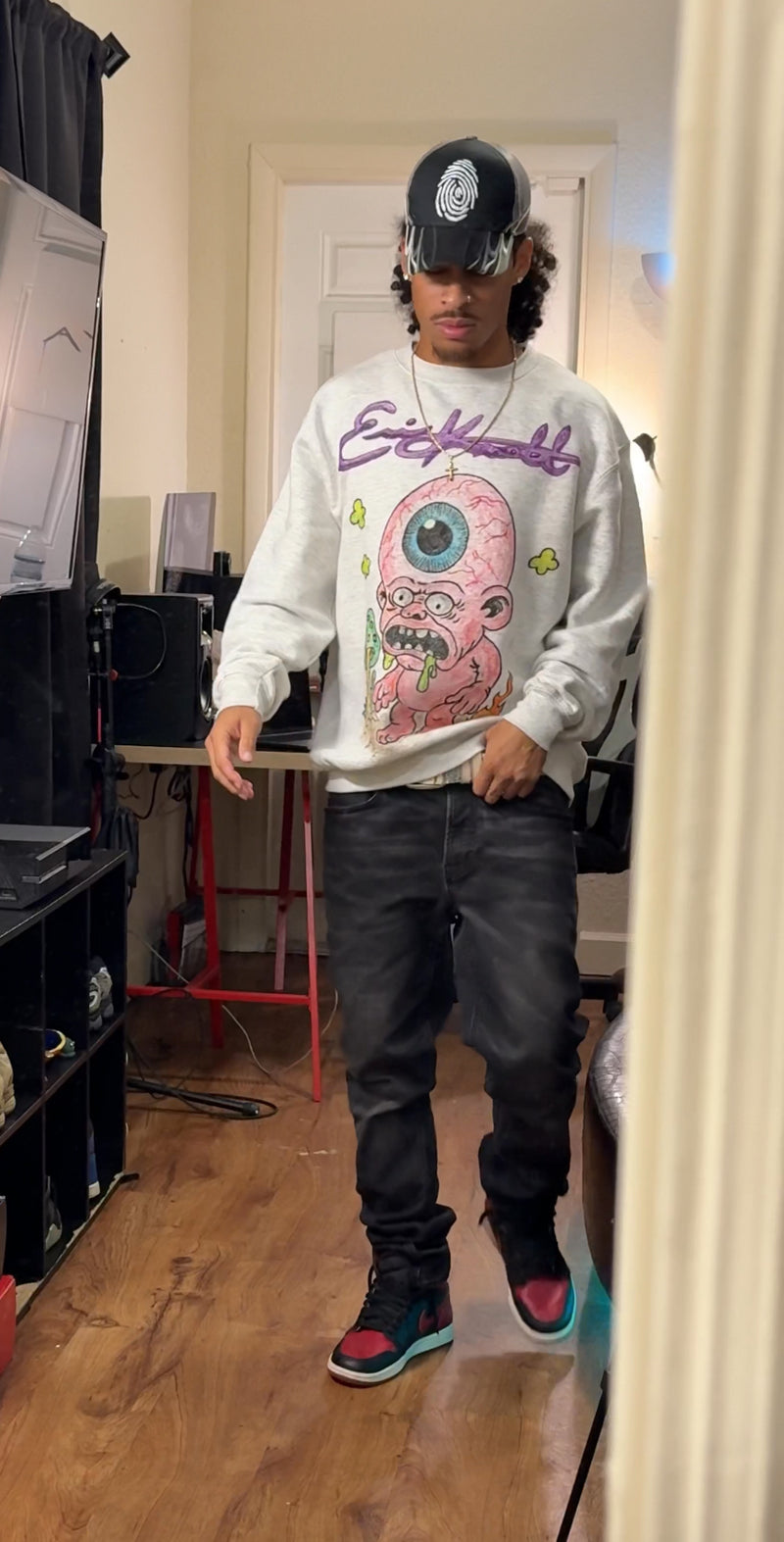 3RD Eye-dentity Crewneck Hoodie (1of1) Size L