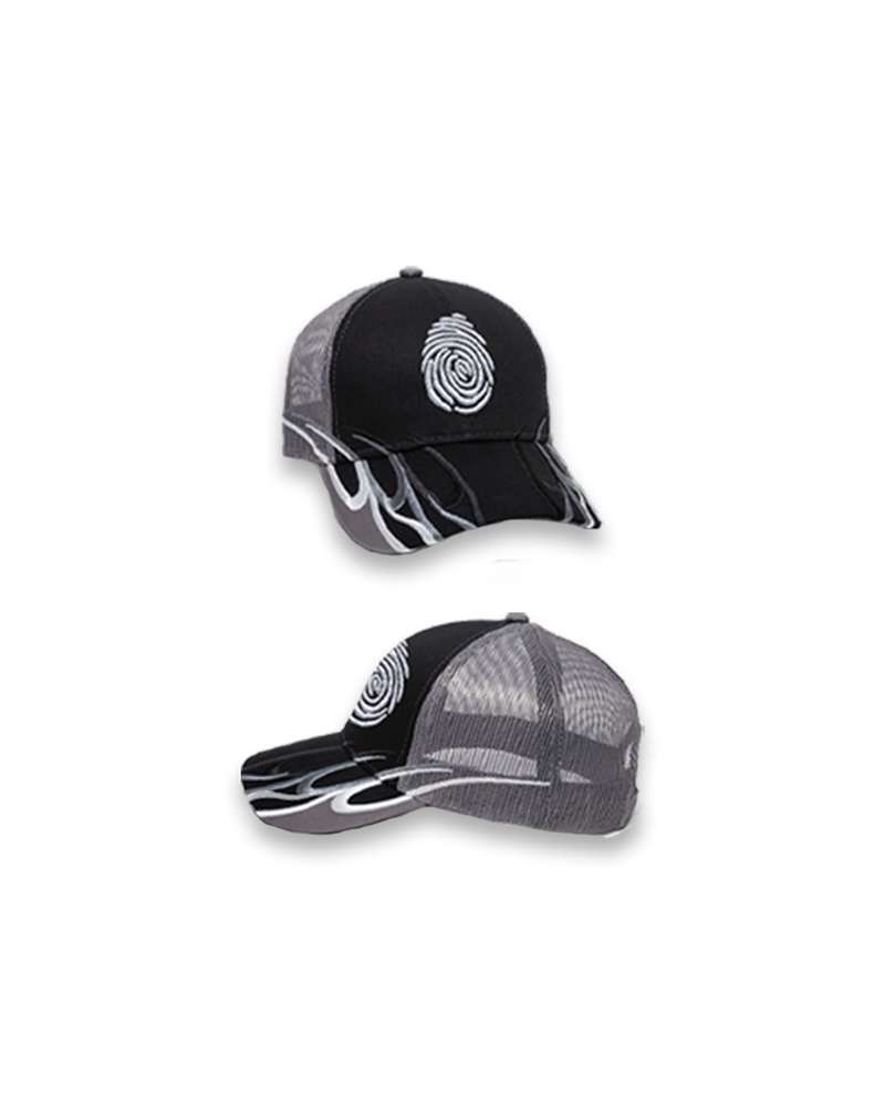 "In & Out" Flame Hat Night Glacier