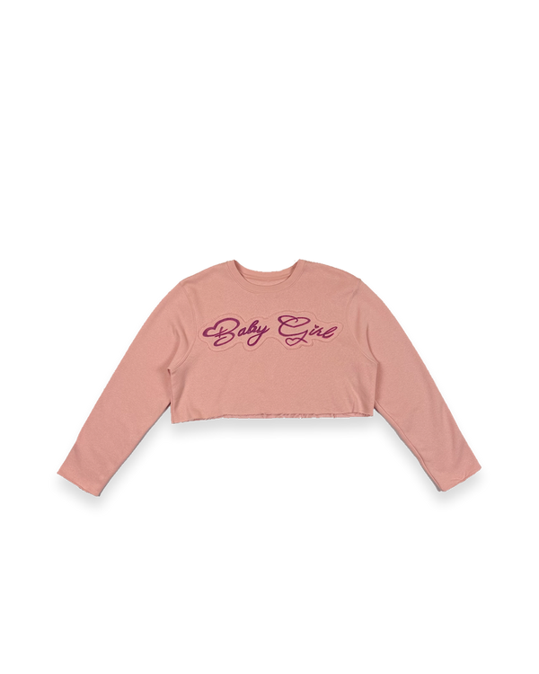 Baby Girl Identity Crop - Softest Pink | size medium – Eric Knott