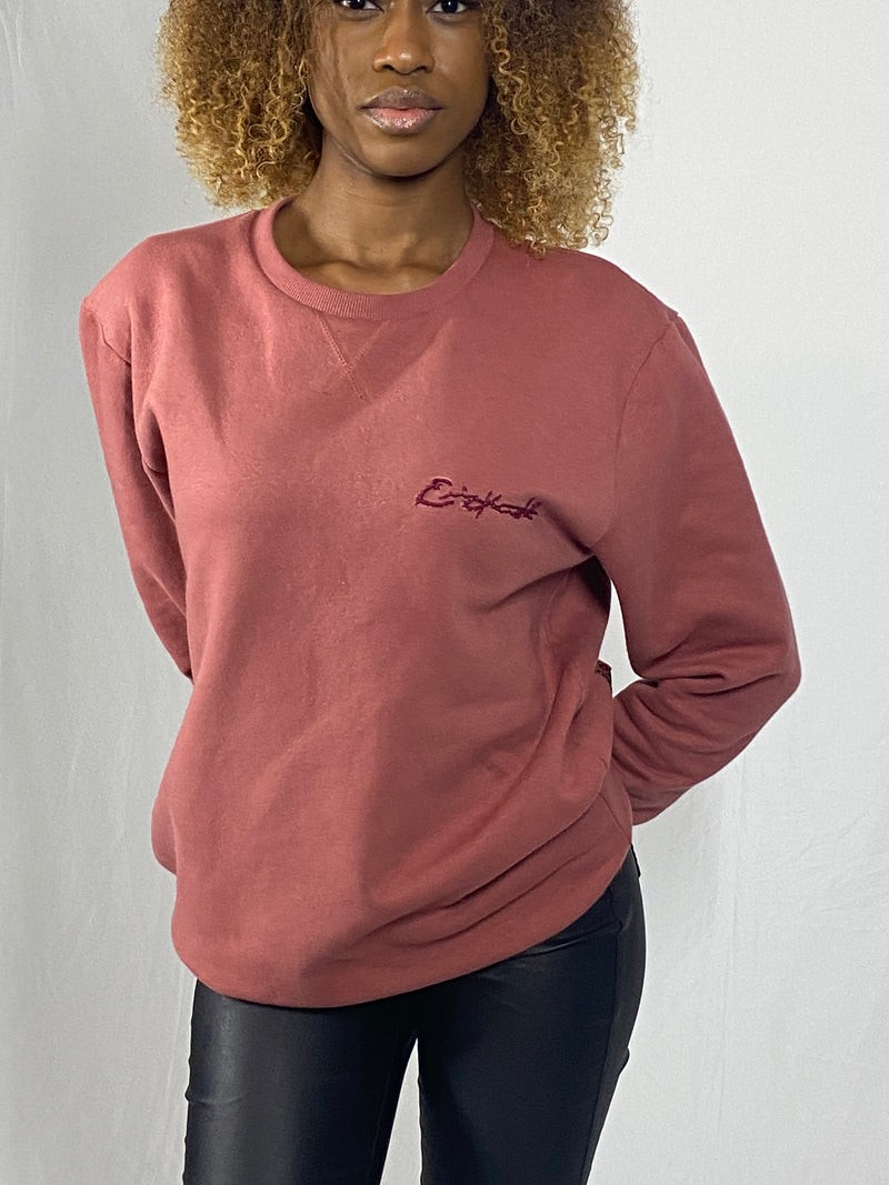 Salmon Pink Identity Crewneck - M (can also fit small)