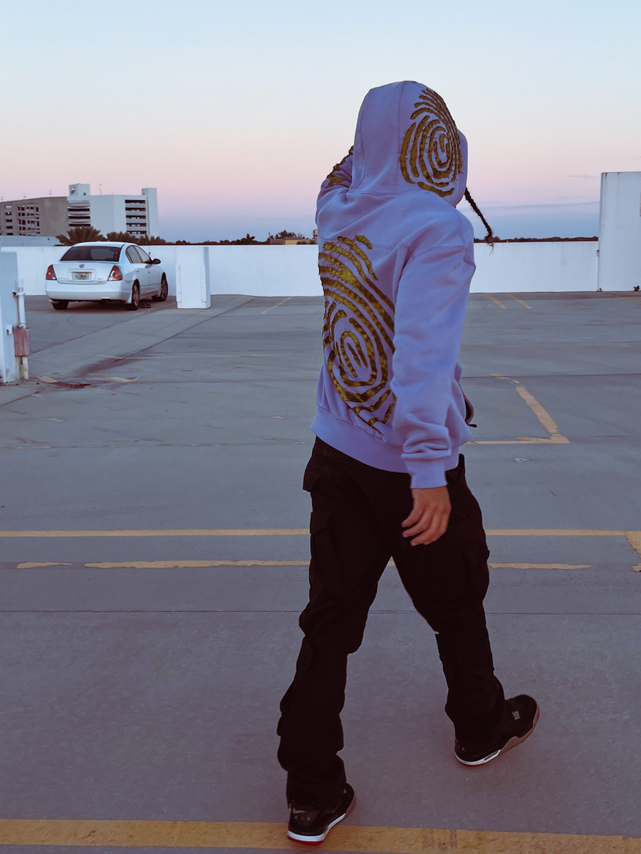 Perfect Tech Hoodie - Lavender & Laser green | Size: Medium – Eric