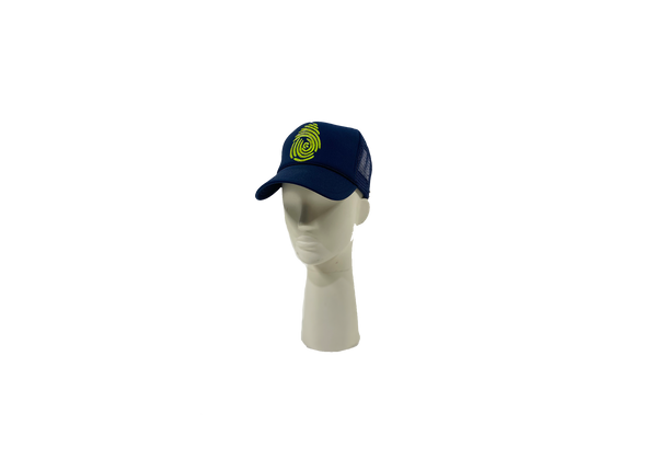 Identity Hat - Navy & Volt Green