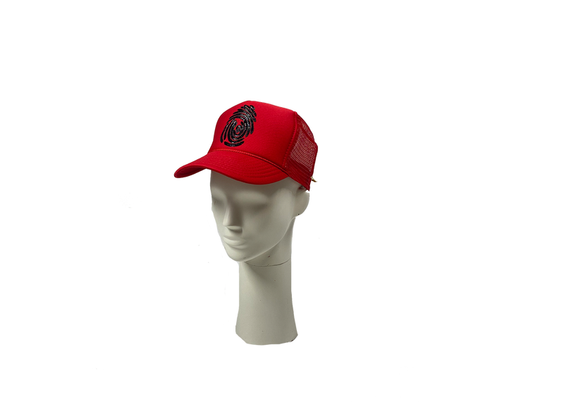 Identity Hat - Red and Black