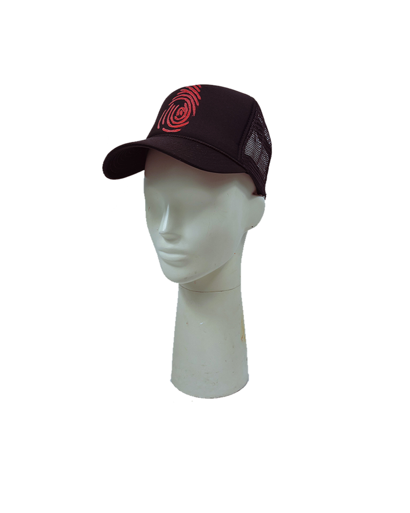 Identity Hat - Black & Red