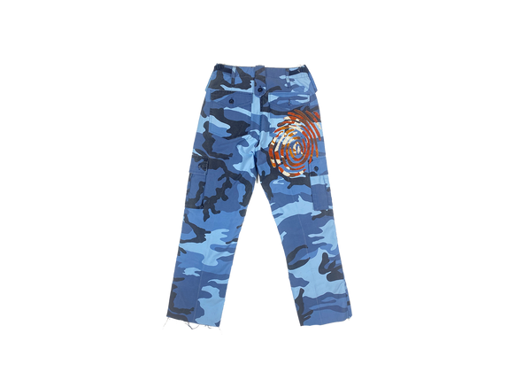 Identity Love Camo Pants - Blueberry | Size 28/29