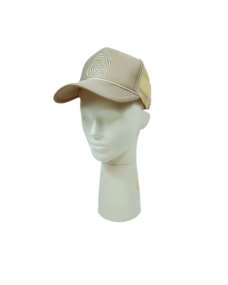 Identity Hat - Cream & Tan