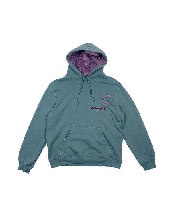 Purple Guts Identity Hoodie - Stone Blue | Size M