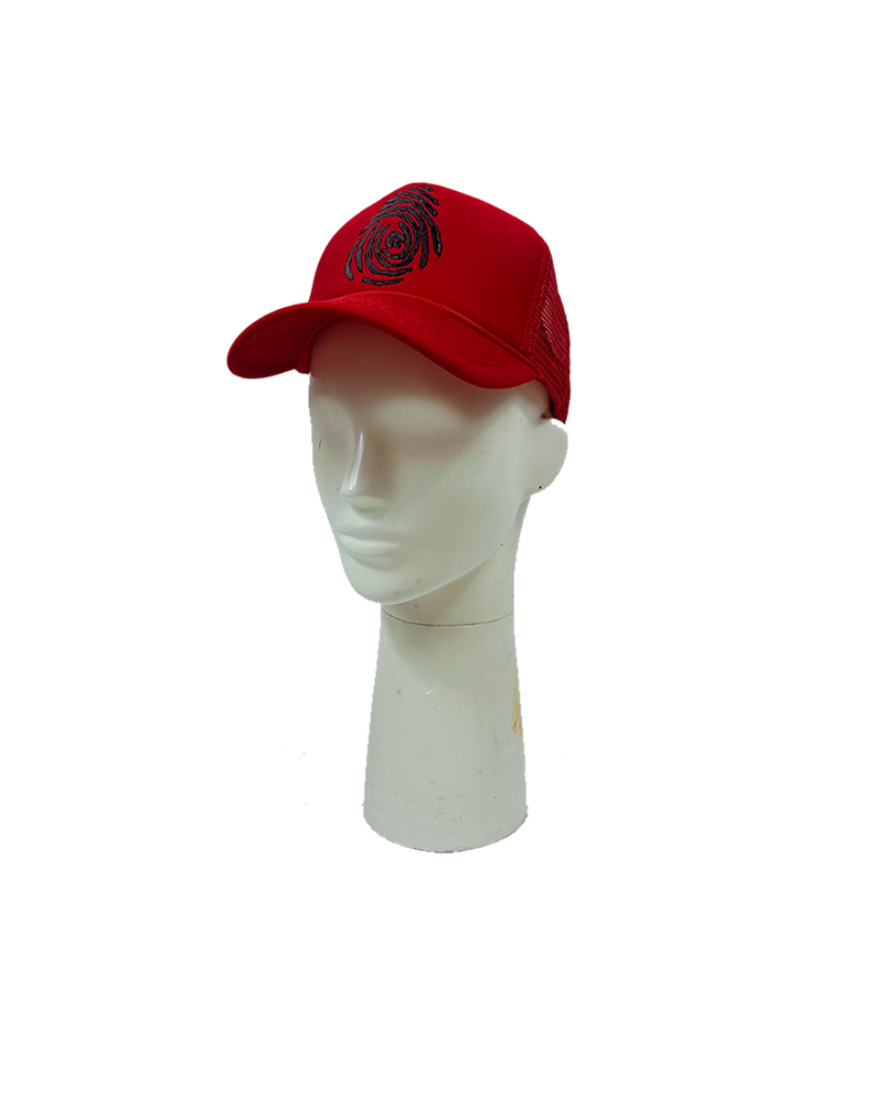 Identity Hat - Red & Black