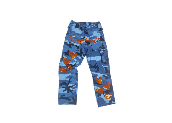 Identity Love Camo Pants - Blueberry | Size 28/29