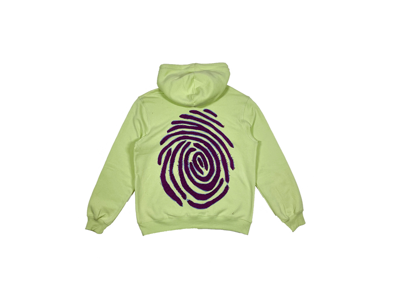 Identity Love Hoodie - Lime and grape | Size - Medium (M)