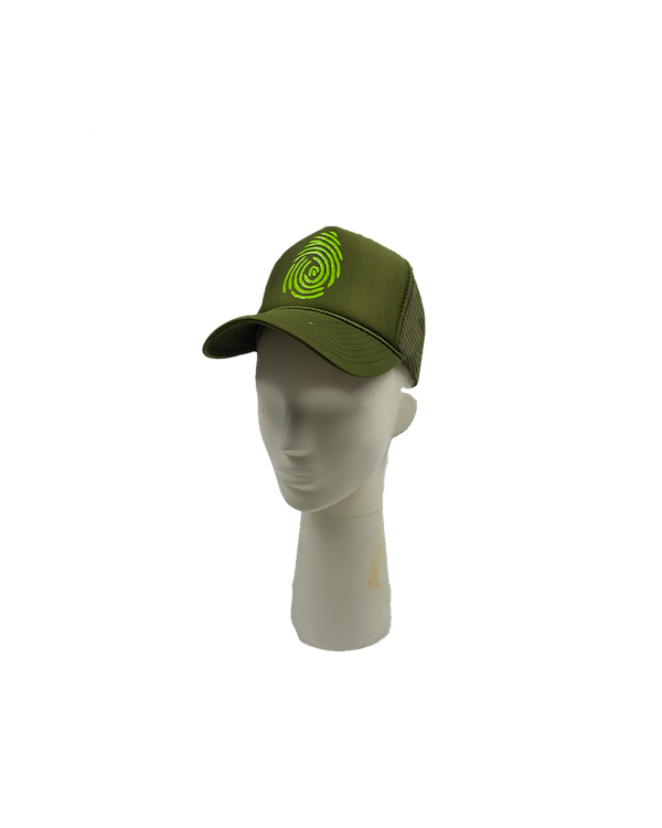 Identity Hat - Olive & Lime