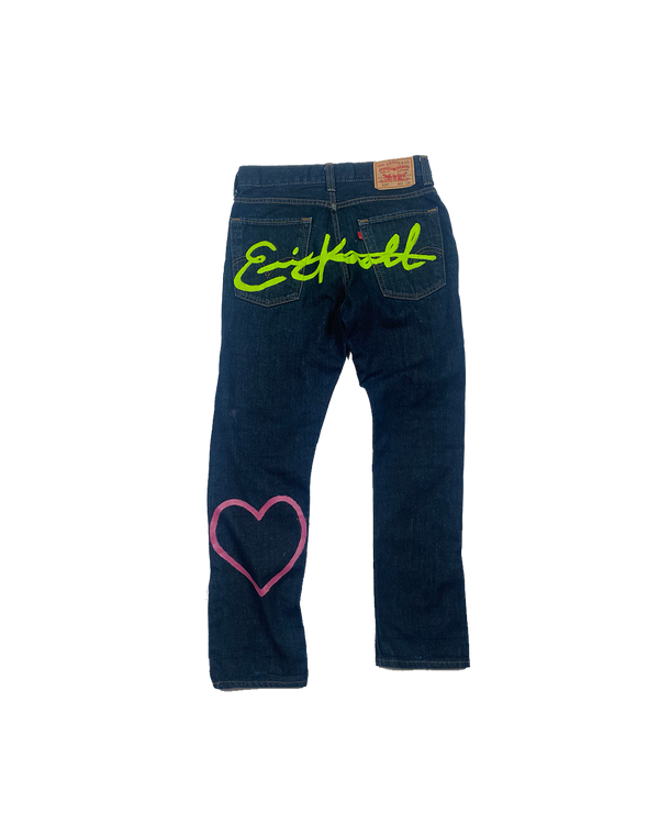 Hand Painted Identity Jeans - Levi Denim | Size 30