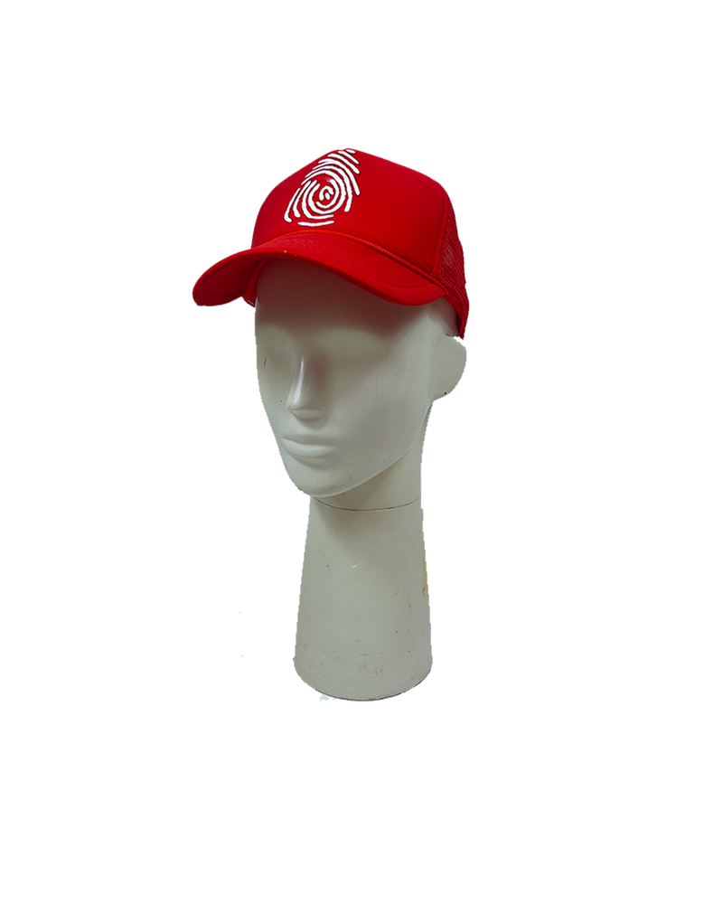 Identity Hat - Red & White