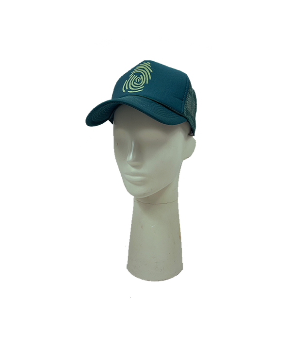 Identity Hat - Forest Green & Lime