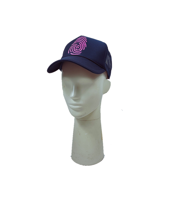 Identity Hat - Navy & Pink