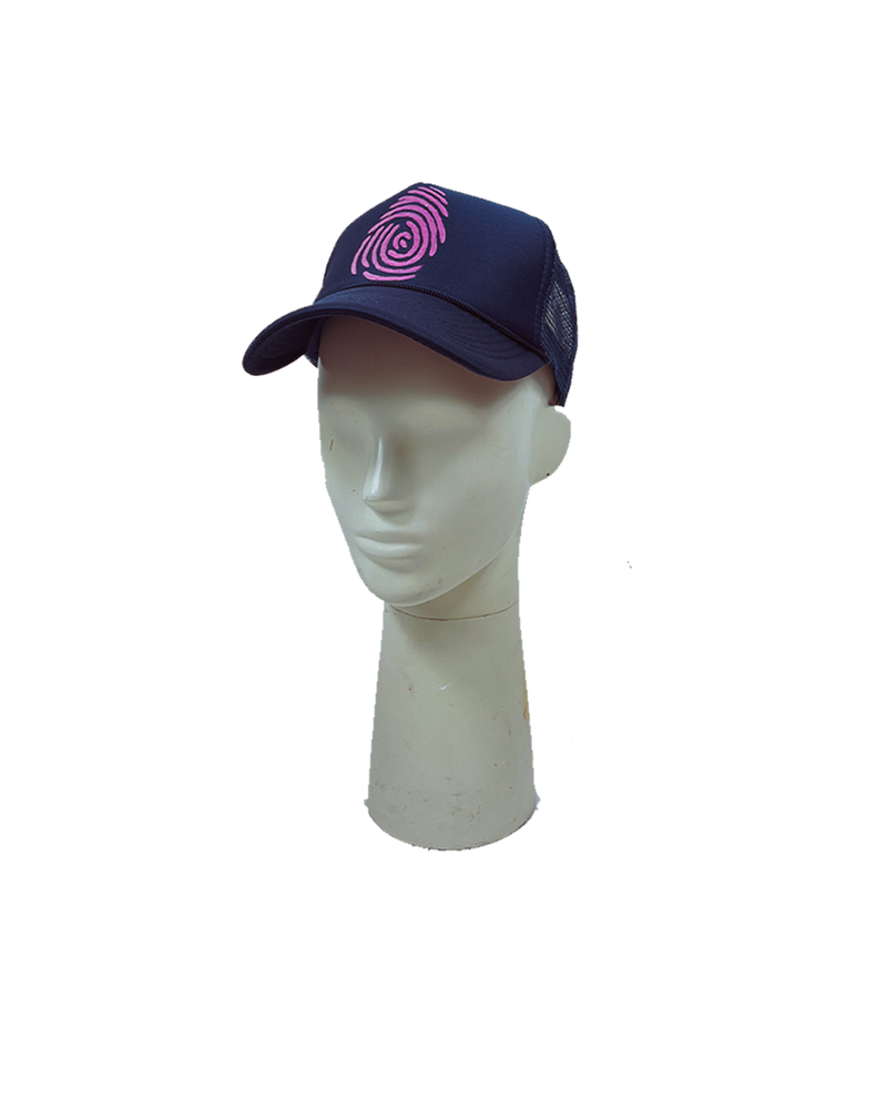 Identity Hat - Navy & Pink