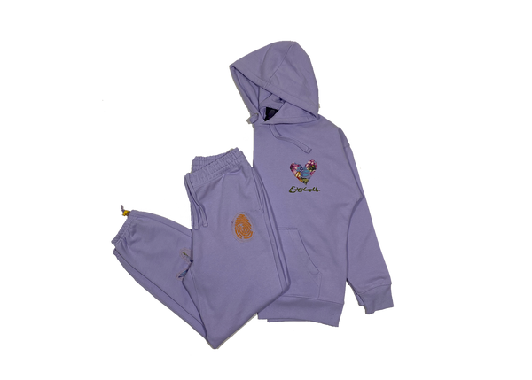 Whole Lotta Love Hoodie Set- Lavender Wine | Size M