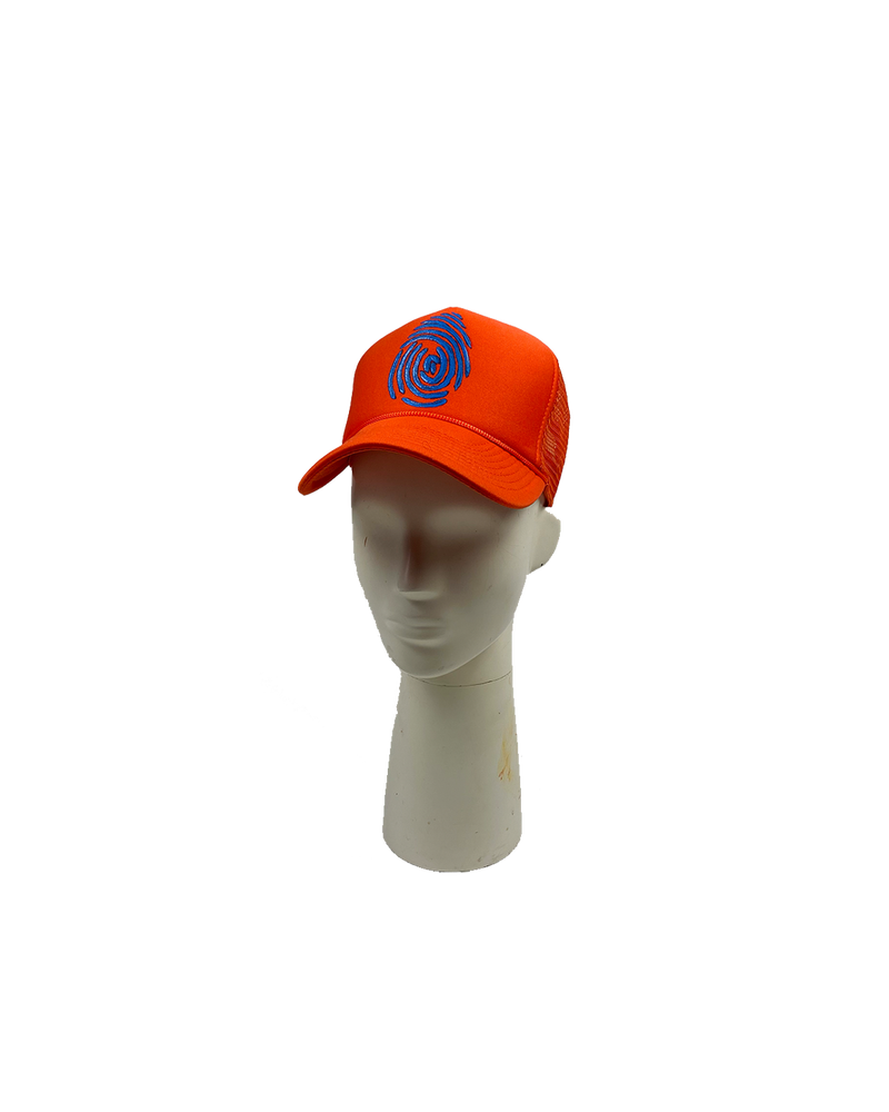 Identity Hat - Orange & Blue