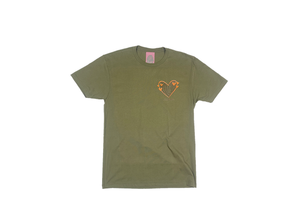 Whole Lotta Love T-Shirt - Olive Green